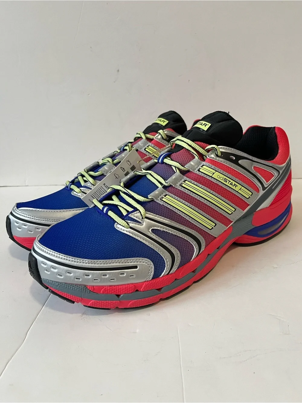 Adidas ADISTAR CONTROL 5 sneakers blue pink silver running shoe men’s size 16